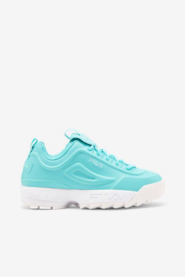 Fila Disruptor 2 Fs Women's Sneakers - Blue Turquoise/Blue Turquoise/White,NZ 562-63819